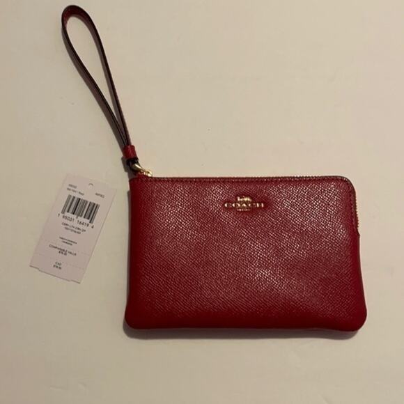 Coach Leather Wristlet New with Tags Holiday Gift - Picture 2 of 8